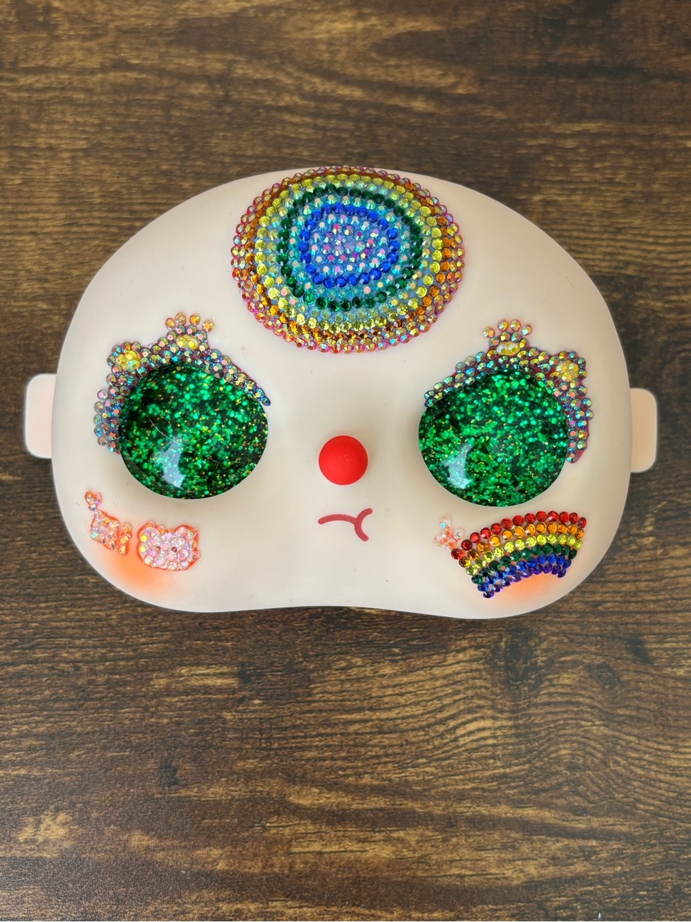 Custom Bedazzled 400% Face for Baby Three Plushies